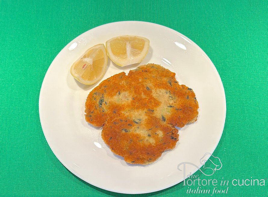 Cotolette di merluzzo e spinaci